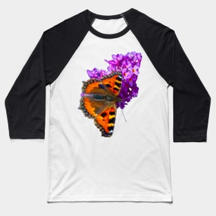 Tortoiseshell Butterfly Baseball T-Shirt